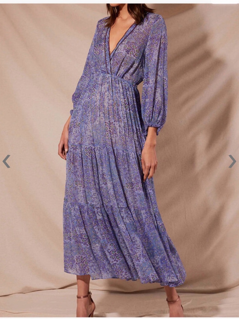 Poupette St Barth Blue Maxi Dress